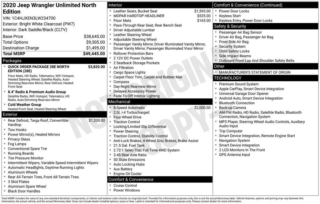 jeep wrangler unlimited 2020 1C4HJXEN3LW234700 image jeep wrangler unlimited 2020 1C4HJXEN3LW234700 image